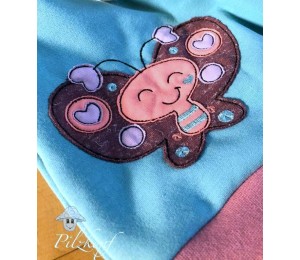 Stickdatei - Schmetterling Fransenappli